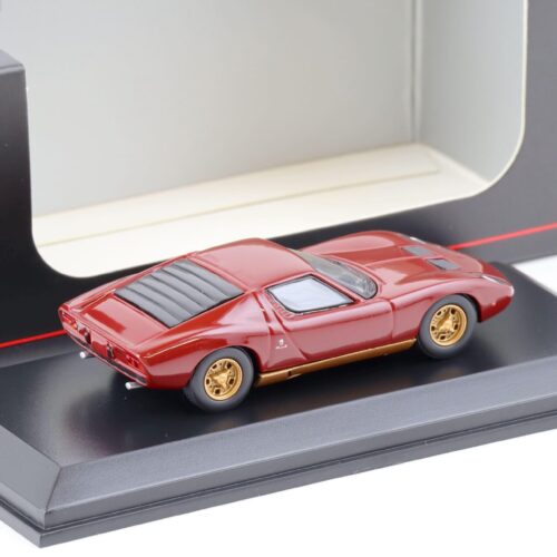 1:64 Kyosho Lamborghini Miura P400 Coupe maroon/ gold