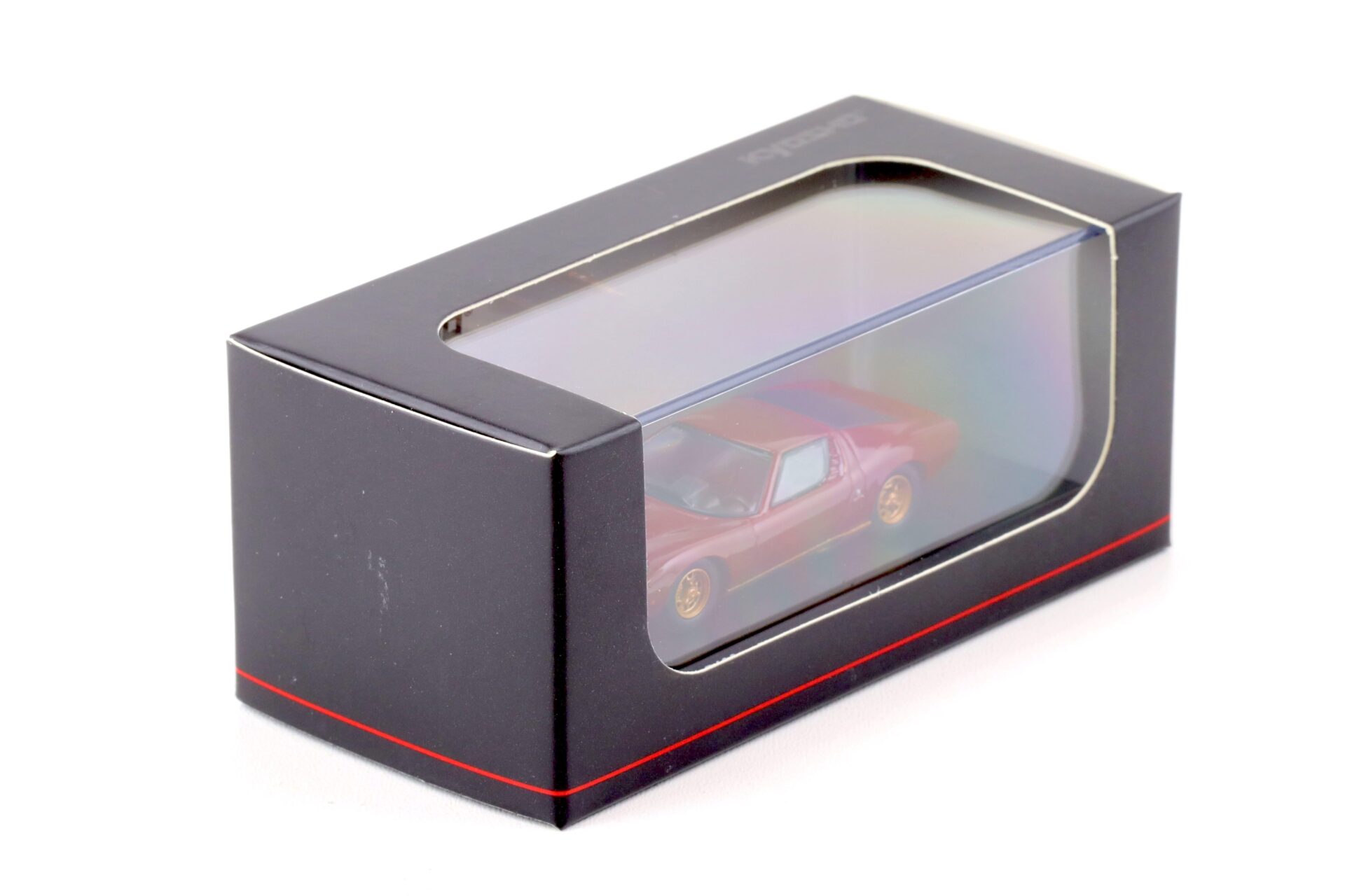 1:64 Kyosho Lamborghini Miura P400 Coupe maroon/ gold