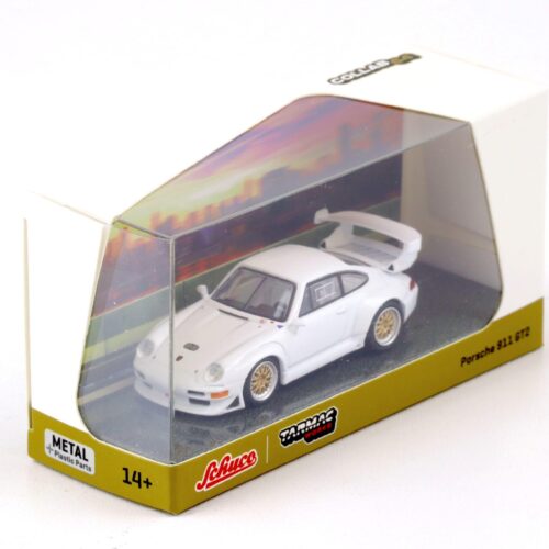 1:64 Tarmac X Schuco Porsche 911 (993) GT2 Coupe white
