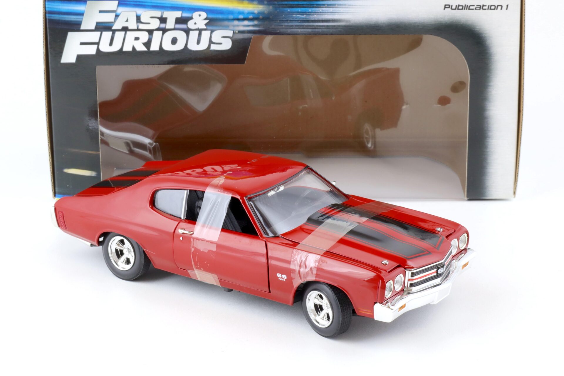 1:18 Johnny Lightning 1970 Chevrolet Chevelle SS Coupe red FAST & FURIOUS