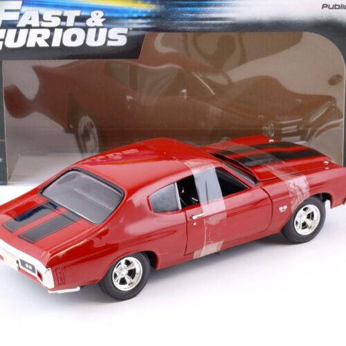 1:18 Johnny Lightning 1970 Chevrolet Chevelle SS Coupe red FAST & FURIOUS