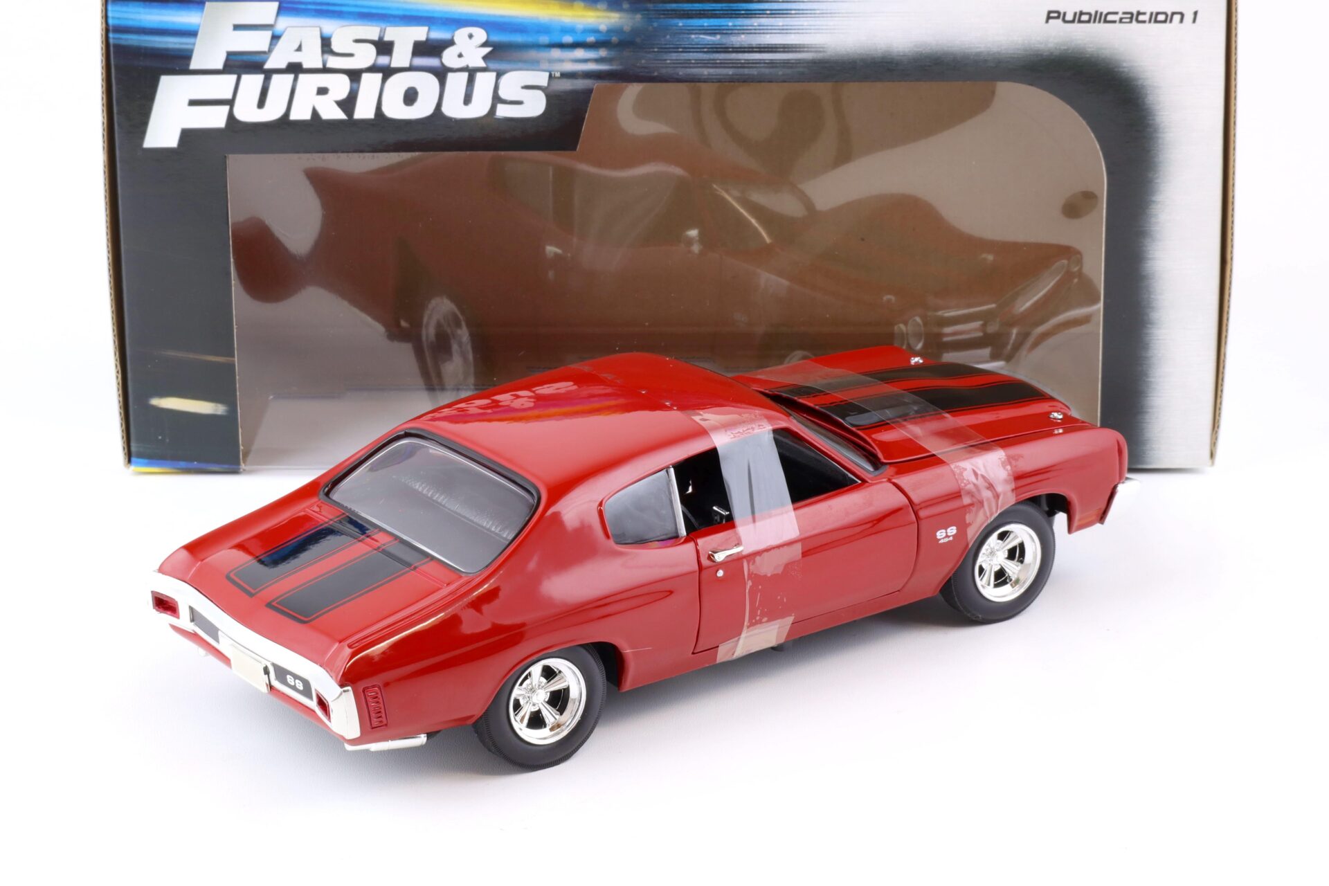 1:18 Johnny Lightning 1970 Chevrolet Chevelle SS Coupe red FAST & FURIOUS