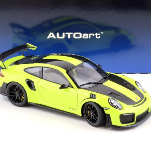 1:18 AUTOart Porsche 911 (991.2) GT2 RS 2017 Weissach Package acid green 78187