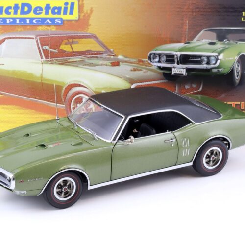 1:18 Exact Detail 1968 Pontiac Firebird 400 Ram Air, 4-Speed green metallic with vinyl roof