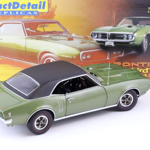 1:18 Exact Detail 1968 Pontiac Firebird 400 Ram Air, 4-Speed green metallic with vinyl roof