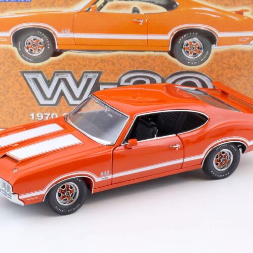 1:18 Exact Detail 1970 Oldsmobile 442 W-30 Coupe orange/ white