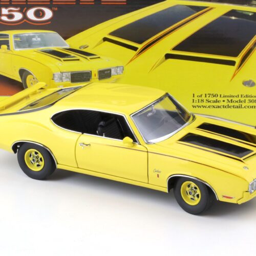 1:18 Exact Detail 1970 Oldsmobile Cutlass Rallye 350 yellow/ black