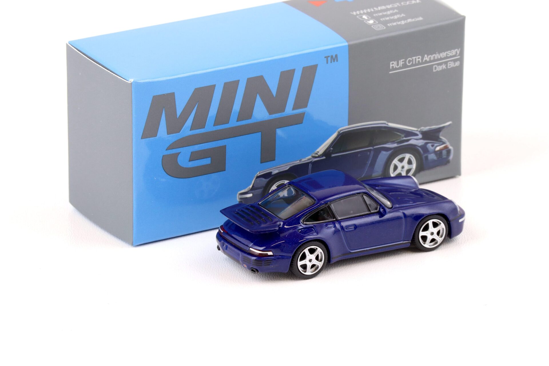 1:64 TSM Mini GT Porsche 911 RUF CTR Anniversary dark blue