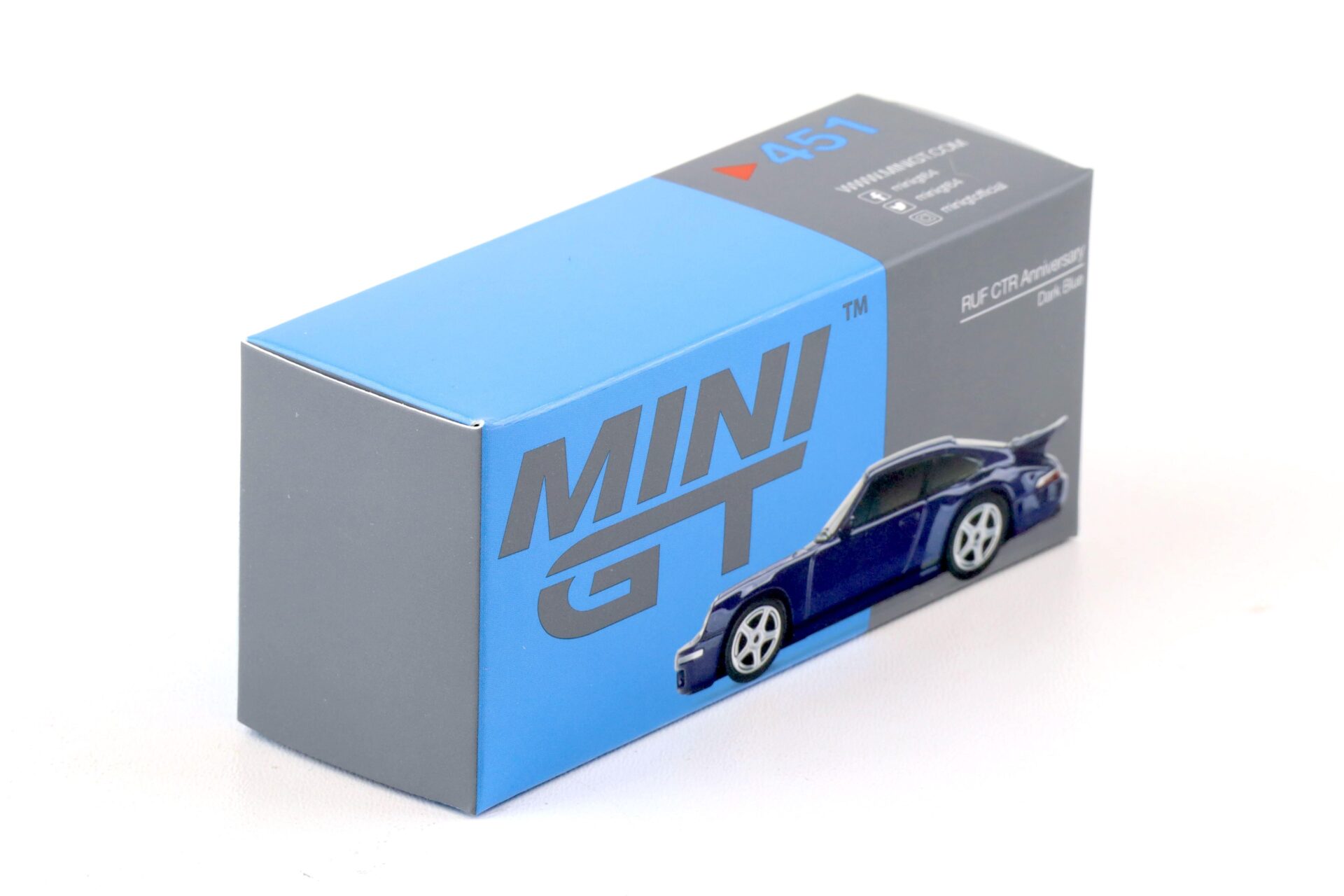 1:64 TSM Mini GT Porsche 911 RUF CTR Anniversary dark blue