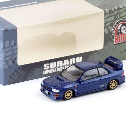 1:64 BMC BM Creations Subaru Impreza WRX Type-R 3-6 Gen. LHD blue + parts