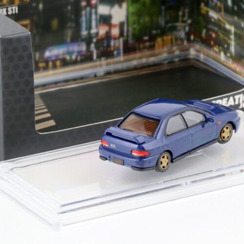 1:64 BMC BM Creations 1994 Subaru Impreza WRX STi LHD blue + parts & wheels