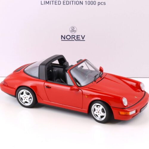1:18 Norev Porsche 911 (964) Carrera 4 Targa 1990 red