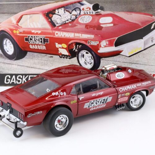 1:18 GMP 1967 Ford Mustang OHIO GEORGE Mr. Gasket Gasser red G1800819