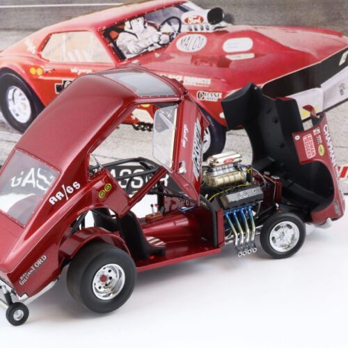 1:18 GMP 1967 Ford Mustang OHIO GEORGE Mr. Gasket Gasser red G1800819