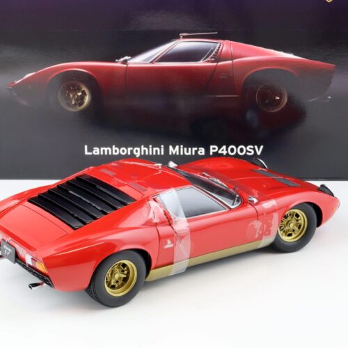 1:12 Kyosho Lamborghini Miura P400SV Coupe red 08622R Diecast