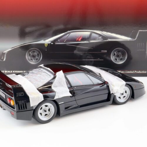 1:12 Kyosho Ferrari F40 black 08602BK Diecast