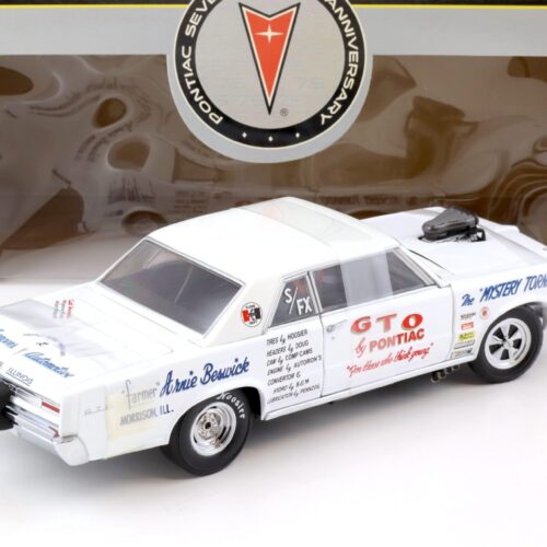 1:18 Sun Star 1964 Pontiac GTO Arnie Farmer BESWICK Mystery Tornado white