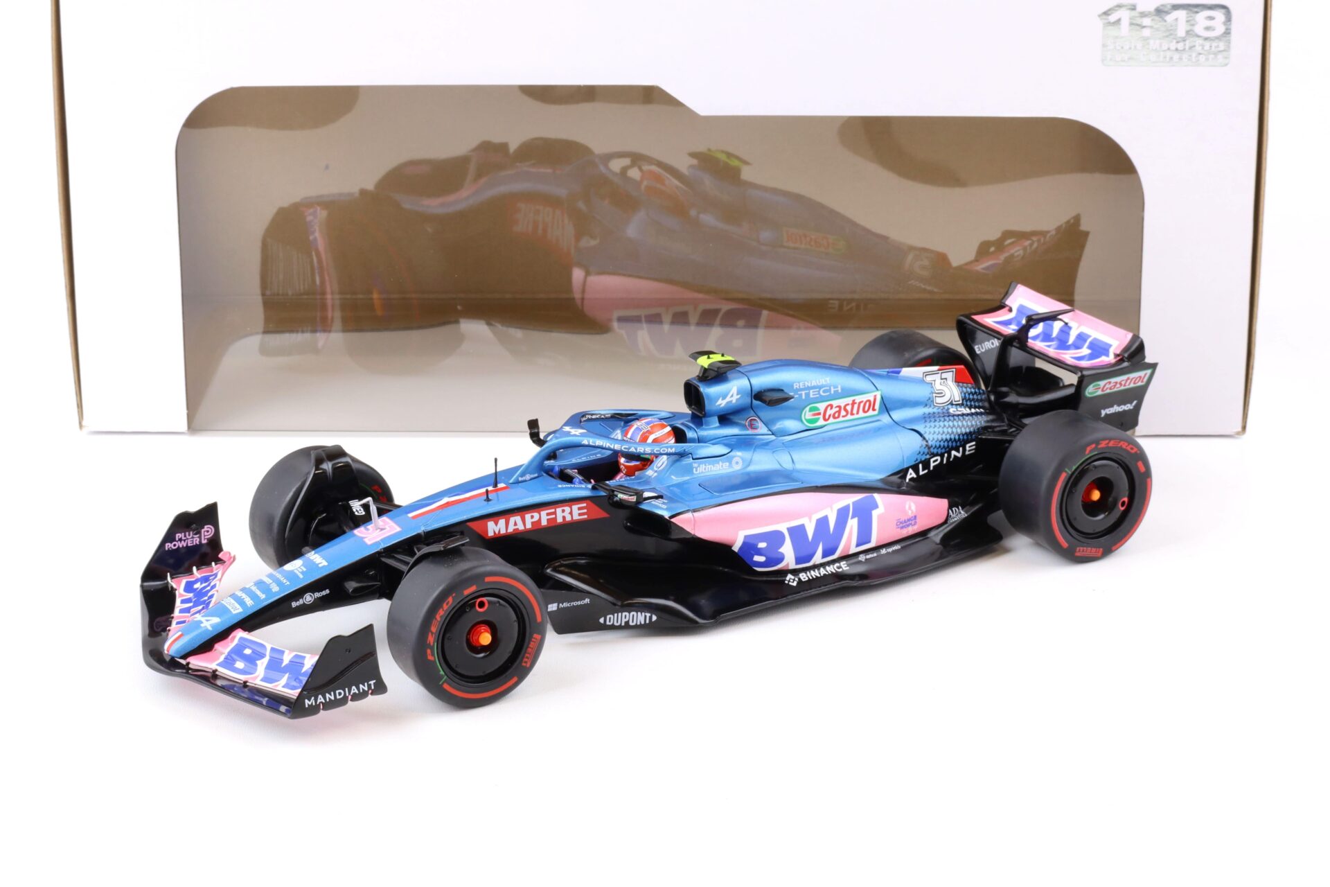 1:18 Solido Alpine A522 F1 Australia GP 2022 E.Ocon BWT