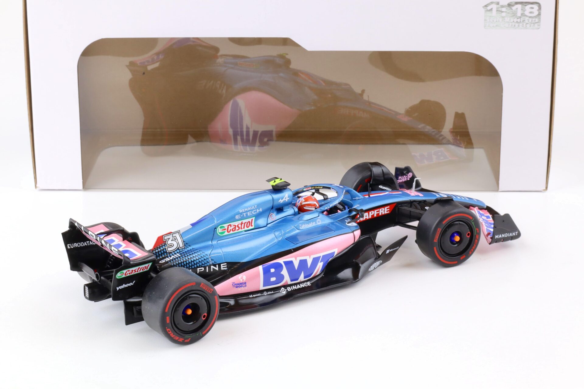 1:18 Solido Alpine A522 F1 Australia GP 2022 E.Ocon BWT