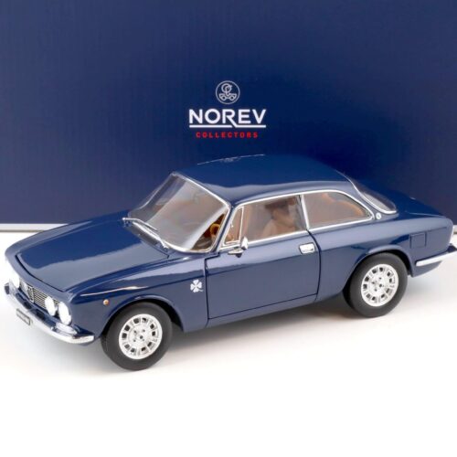 1:18 Norev Alfa Romeo 1300 GT Junior Coupe 1973 dark blue - Limited 500 pcs.