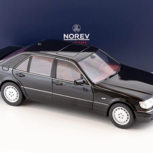 1:18 Norev Mercedes S600 S-Klasse W140 Limousine 1997 black/ red interior 183722