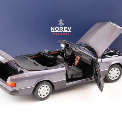 1:18 Norev Mercedes 300 CE-24 A124 Convertible 1990 bornit purple metallic 183567