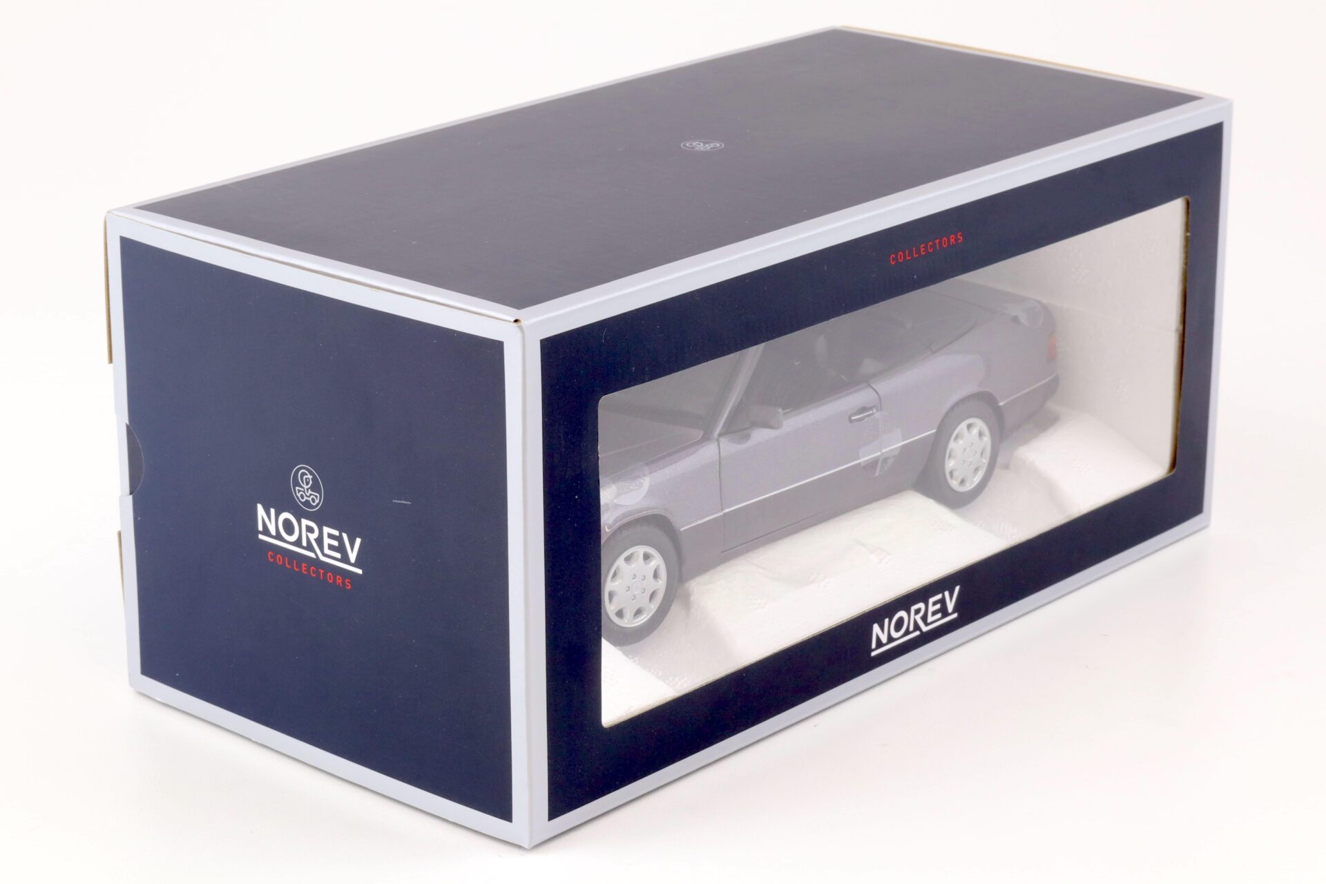 1:18 Norev Mercedes 300 CE-24 A124 Convertible 1990 bornit purple metallic 183567