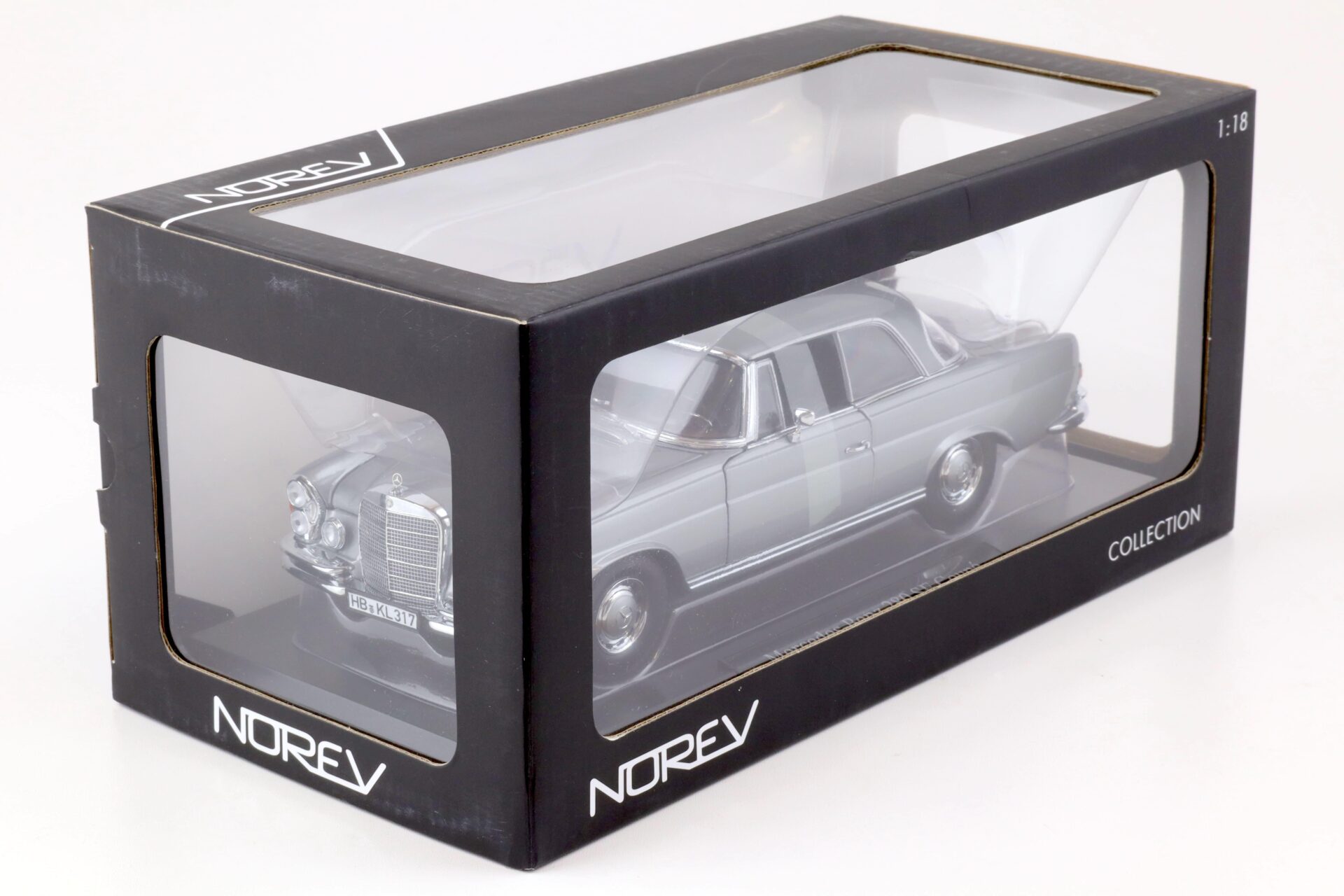 1:18 Norev Mercedes 280 SE CoupÃ© 1969 grey metallic 183529