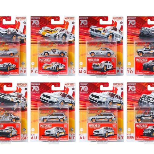 1:64 Matchbox 2023 Superfast 70th Anniversary full Set 8 pcs. Audi, Ford, Jaguar