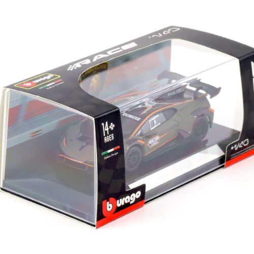 1:43 Bburago Lamborghini Huracán Super Trofeo EVO2 matt green #63