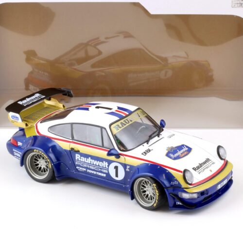 1:18 Solido Porsche 911 (964) RWB Rauhwelt #1 Rothmans Design white/blue - Image 2