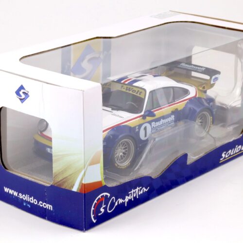1:18 Solido Porsche 911 (964) RWB Rauhwelt #1 Rothmans Design white/blue - Image 5