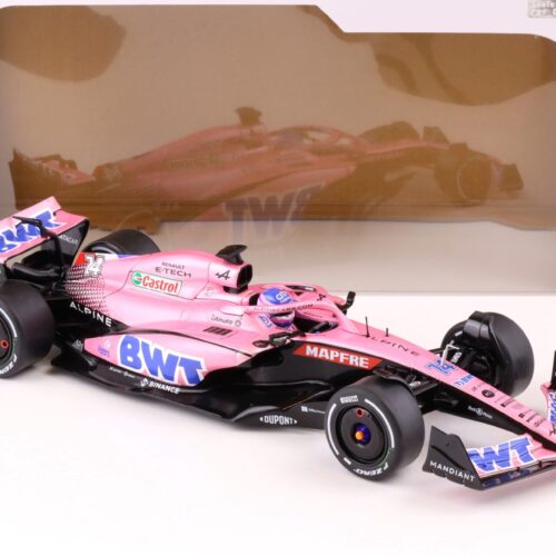 1:18 Solido Alpine A522 F1 Bahrain GP 2022 F.Alonso BWT