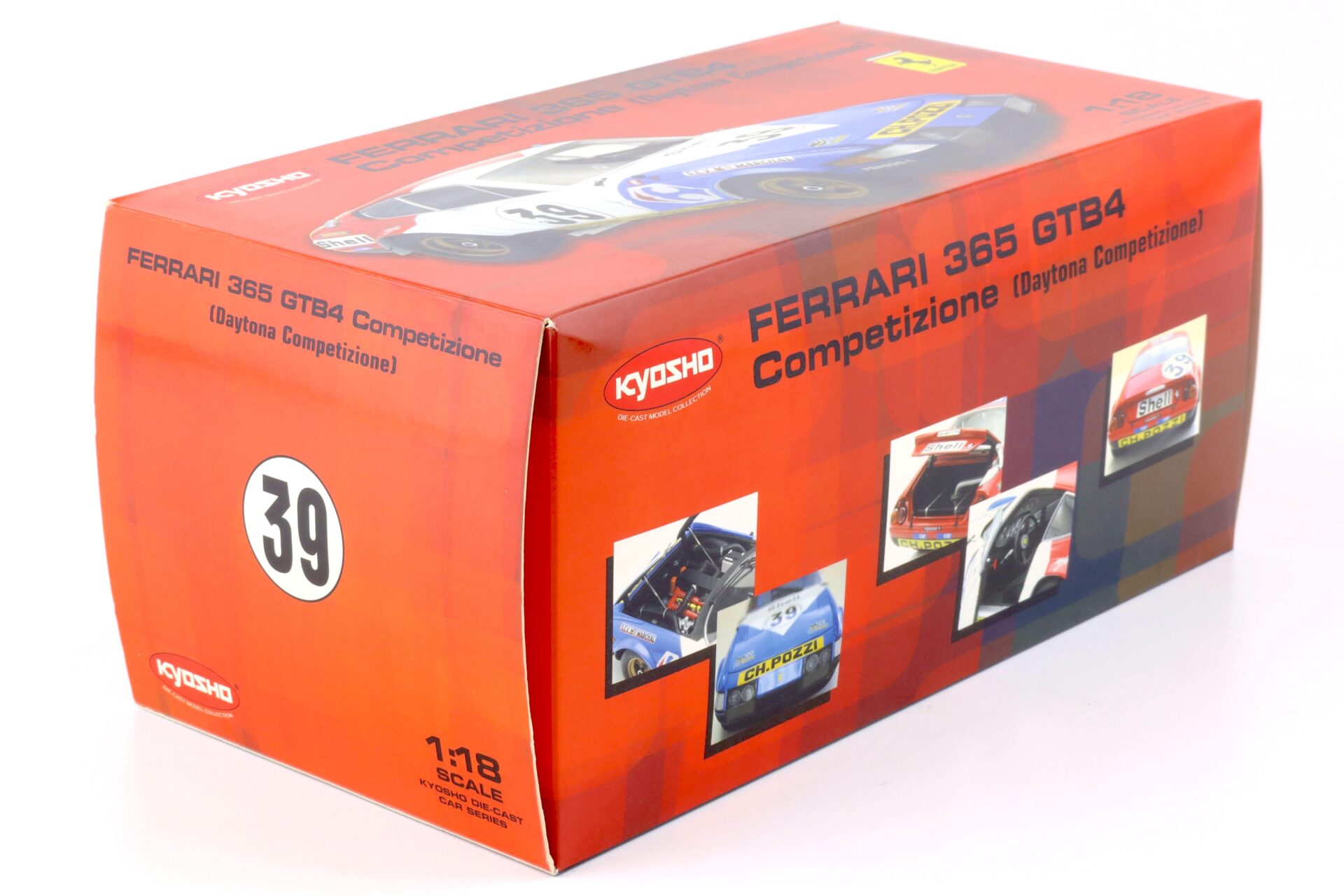 1:18 Kyosho Ferrari 365 GTB4 Daytona Competizione Coupe #39 Carrefour