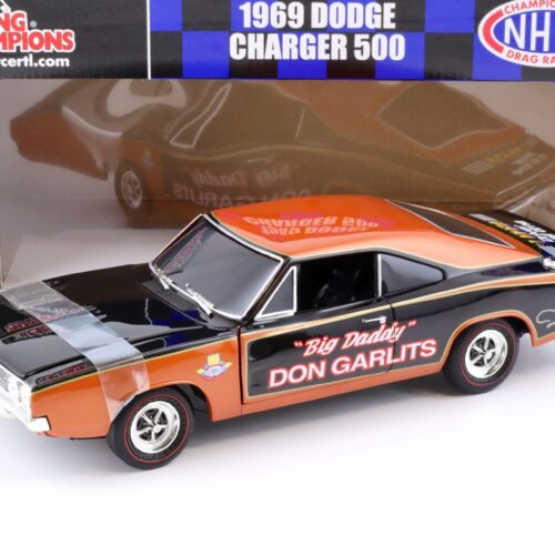 1:18 ERTL 1969 Dodge Charger 500 Don Garlits BIG DADDY NHRA orange/ black