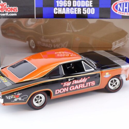 1:18 ERTL 1969 Dodge Charger 500 Don Garlits BIG DADDY NHRA orange/ black