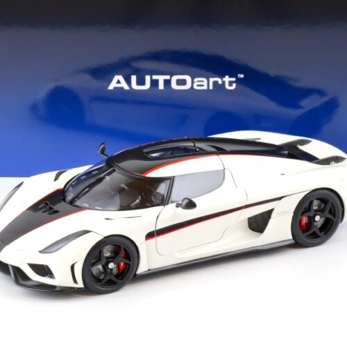 1:18 AUTOart Koenigsegg Regera 2016 crystal white/ Carbon/ red accents