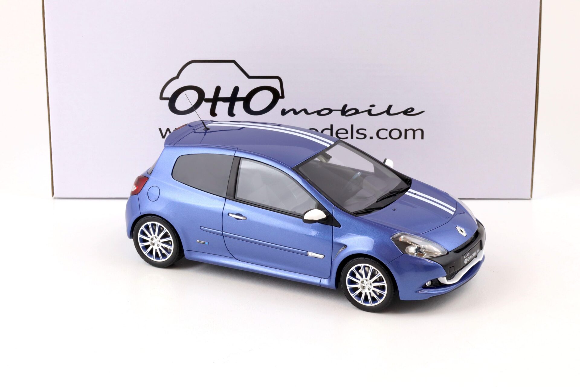 1:18 OTTO mobile OT972 Renault Clio 3 RS Gordini blue 2012