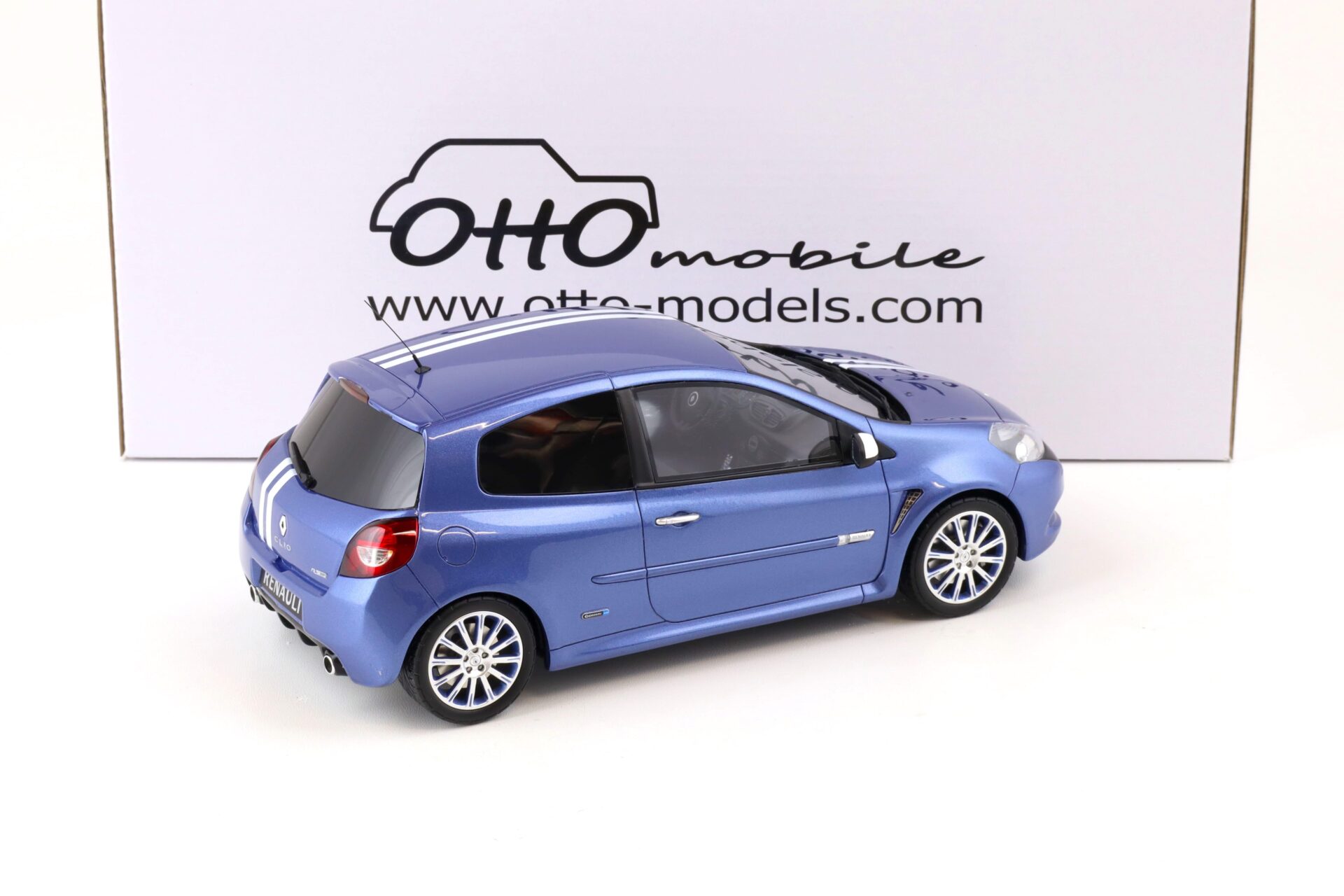 1:18 OTTO mobile OT972 Renault Clio 3 RS Gordini blue 2012