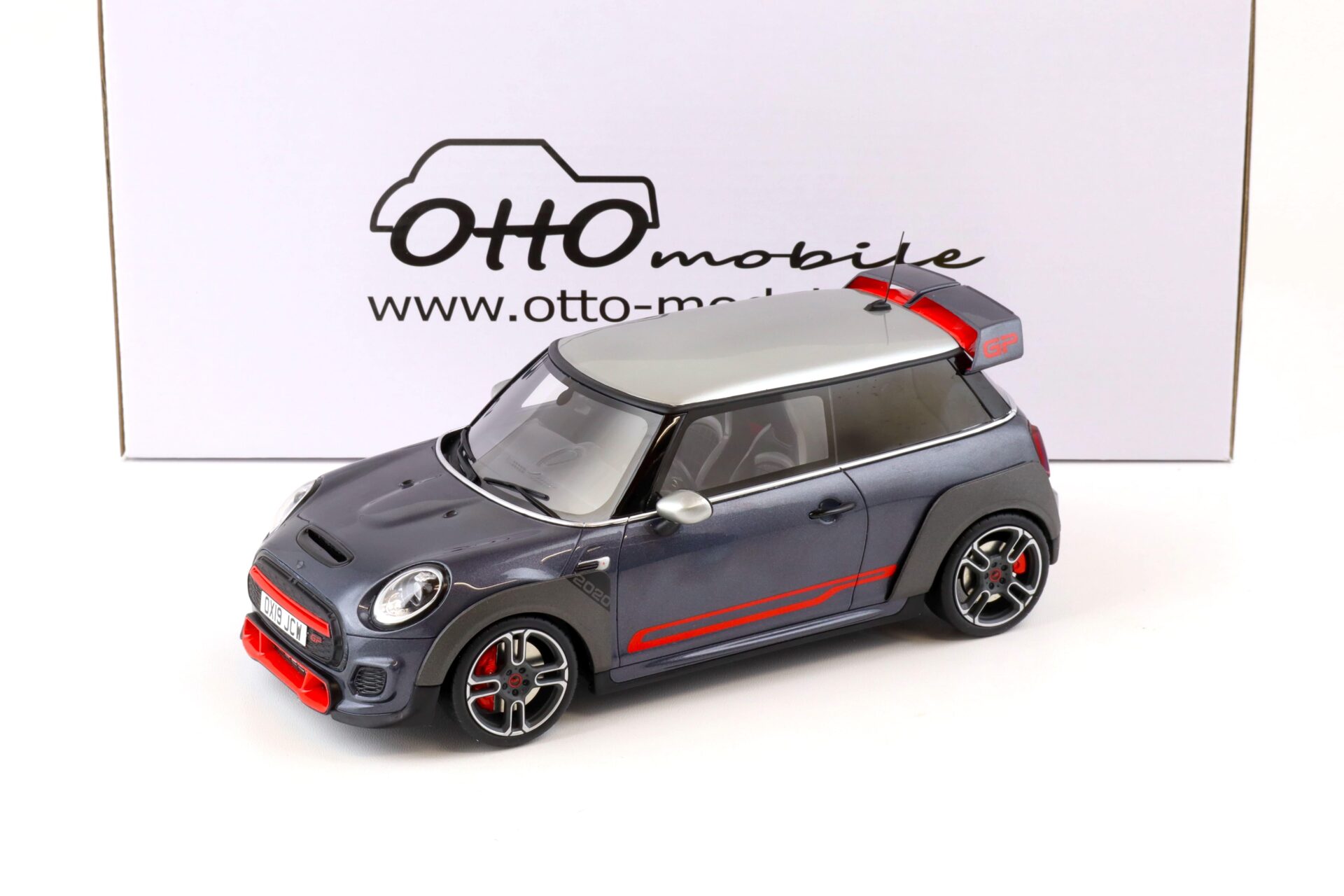 1:18 OTTO mobile OT407 Mini Cooper S JCW GP John Cooper Works grey 2020