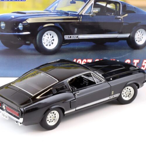1:18 Exact Detail 1967 Ford Mustang Shelby GT500 Coupe Raven black