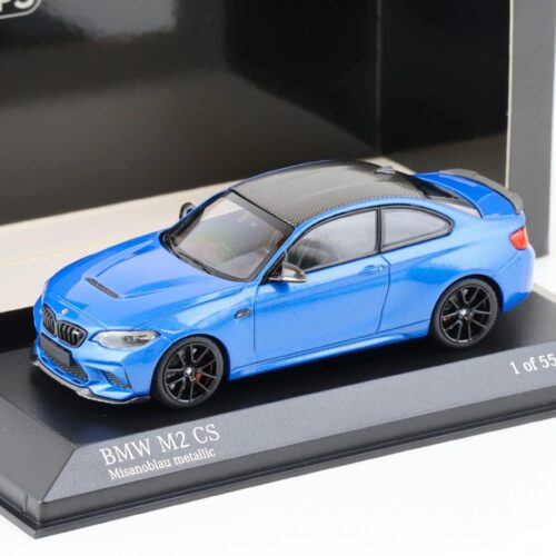 1:43 Minichamps BMW M2 CS Coupe Misano blue/ black wheels 2020
