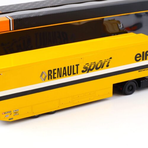 1:43 IXO Berliet TR350 Renntransporter Renault Sport Formel 1 F1 yellow