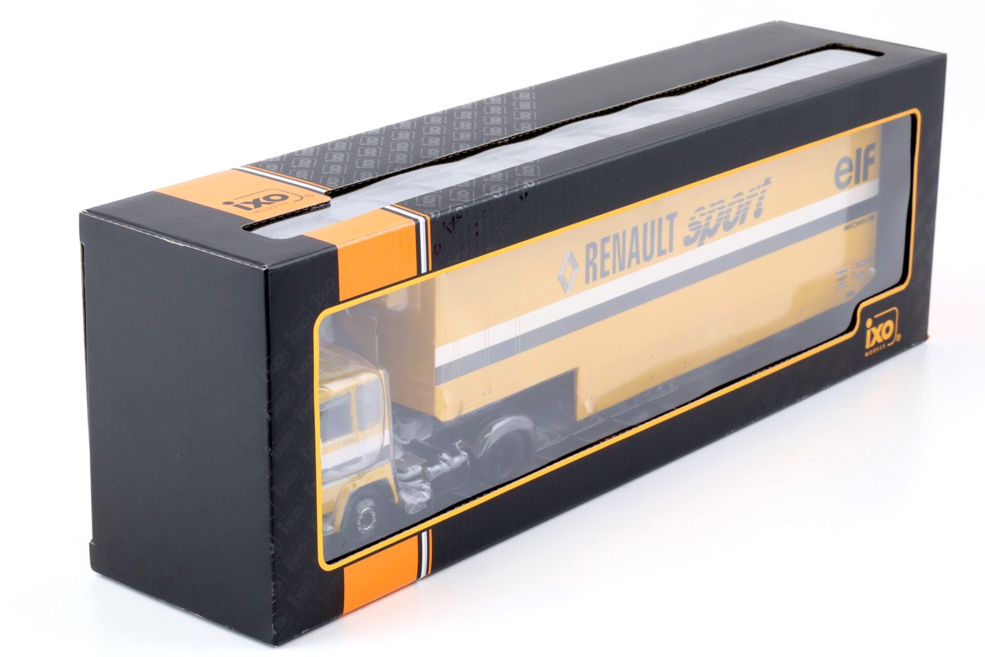 1:43 IXO Berliet TR350 Renntransporter Renault Sport Formel 1 F1 yellow
