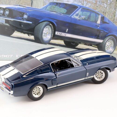 1:18 Exact Detail 1967 Ford Mustang Shelby GT350 Coupe blue/ white stripes