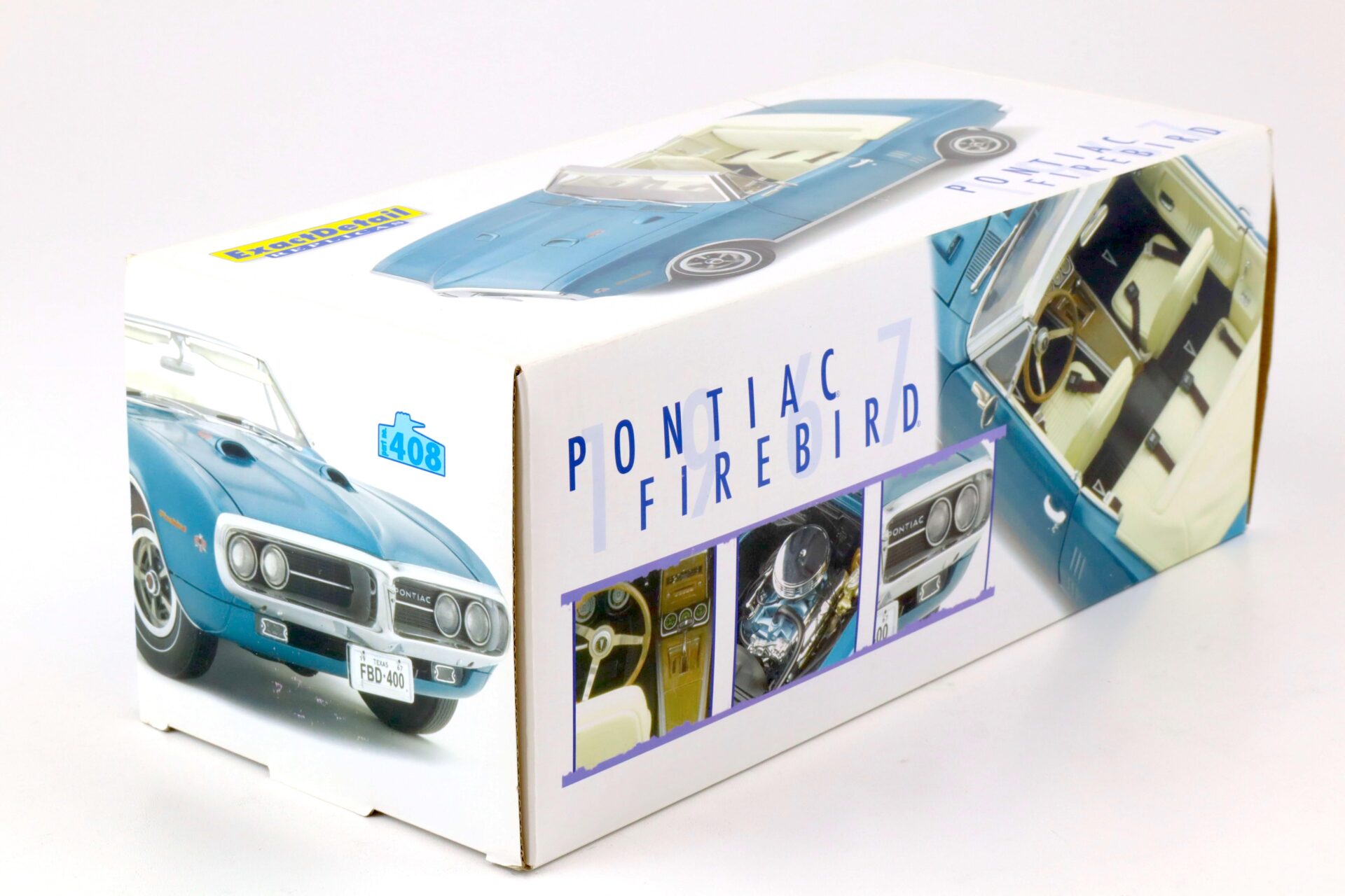 1:18 Exact Detail 1967 Pontiac Firebird 400 Convertible light blue/ white