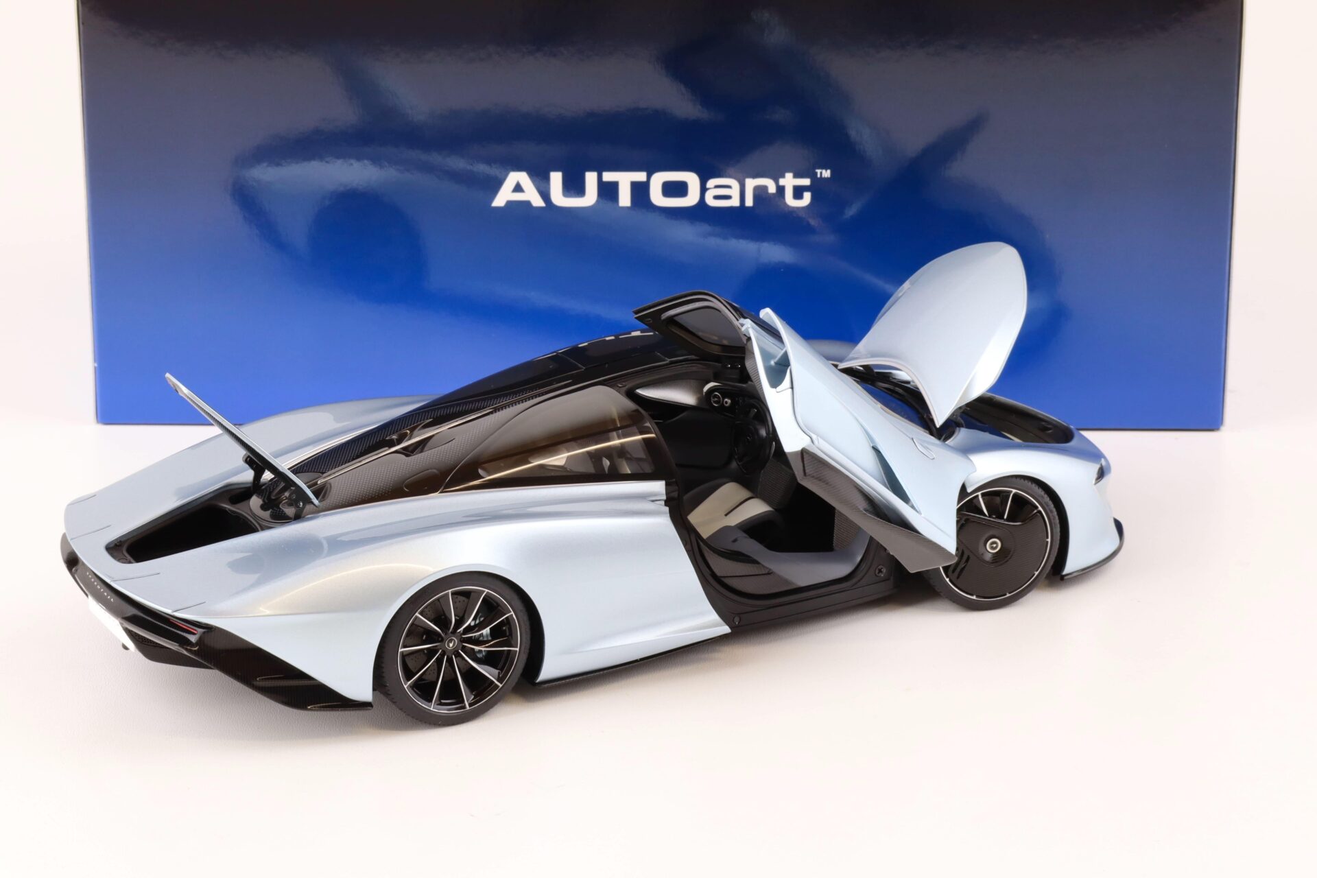1:18 AUTOart McLaren Speedtail 2020 Frozen blue metallic 76086