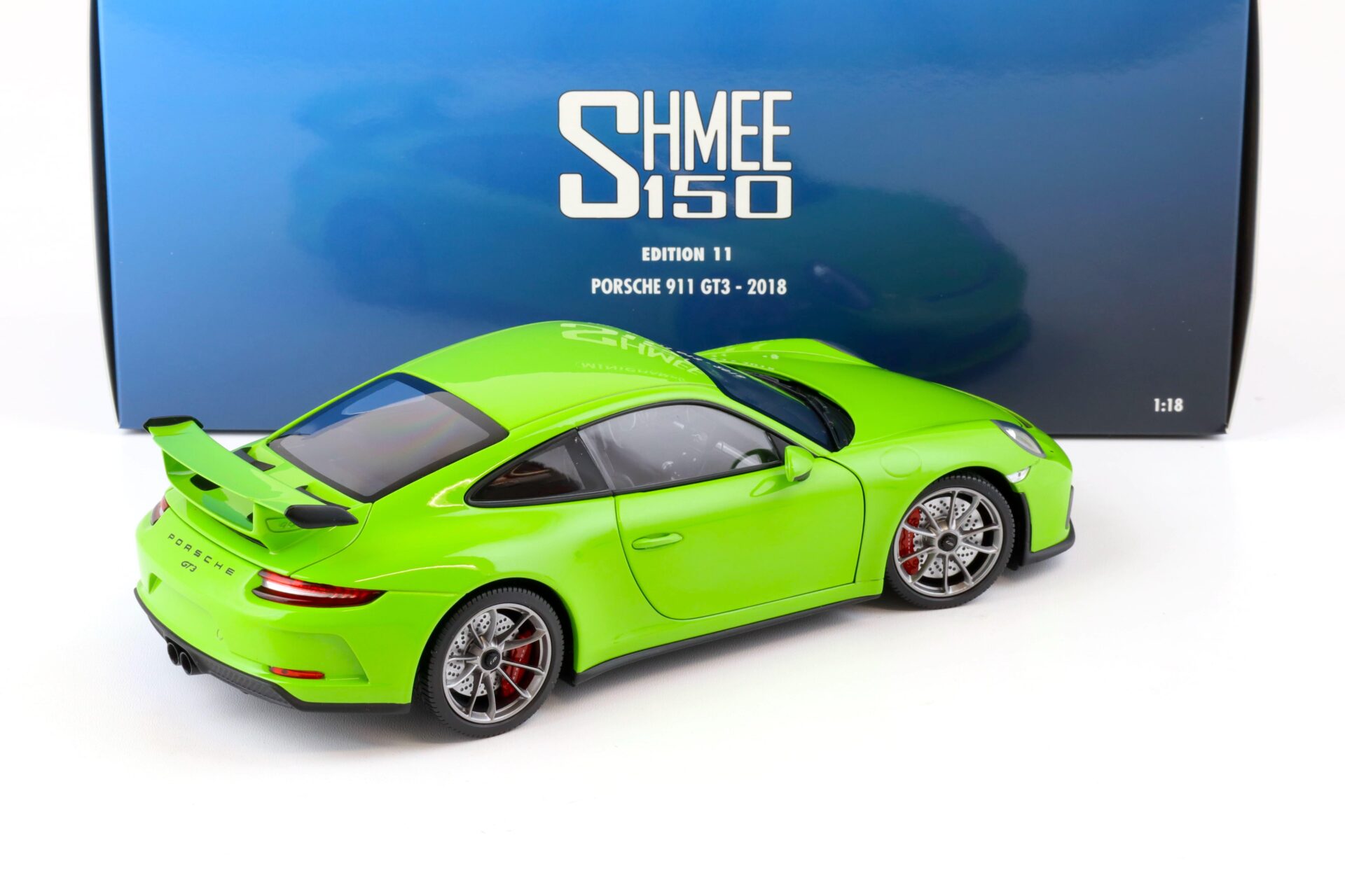 1:18 Minichamps Porsche 911 (991) GT3 Coupe 2018 green SHMEE 150