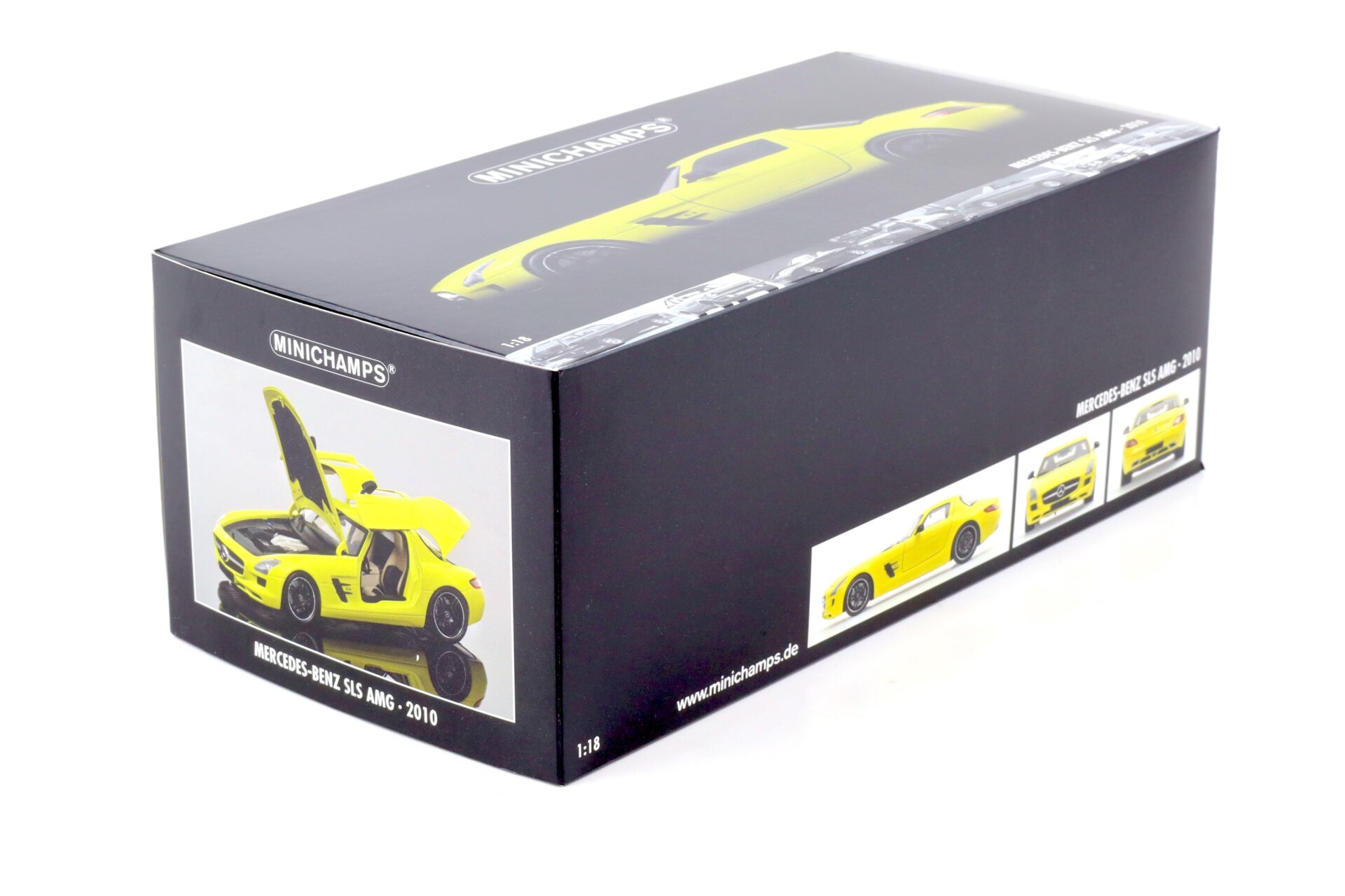 1:18 Minichamps Mercedes SLS AMG Coupe 2010 yellow