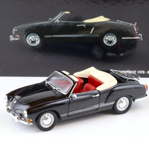 1:24 Minichamps VW Karmann Ghia Cabriolet 1970 black